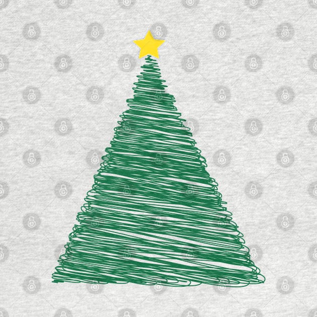 Green xmas tree by aanygraphic